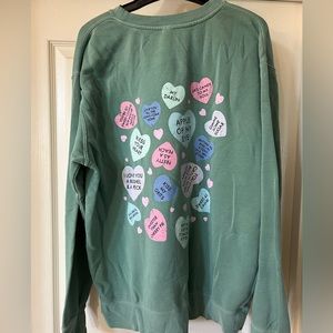 Living Fully Co. valentine sweatshirt